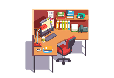 解鎖創(chuàng)造力 2.5D辦公書桌場(chǎng)景矢量素材與電腦動(dòng)畫設(shè)計(jì)指南